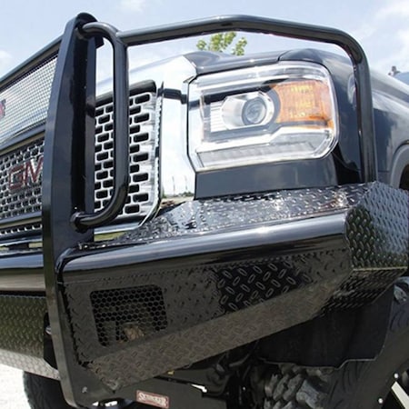 Fab Fours 17-C F250/F350 FRONT RANCH BUMPER W/ PRE-RUNNER GUARD (F250-F550) W/ TOW HOOKS FS17-S4162-1